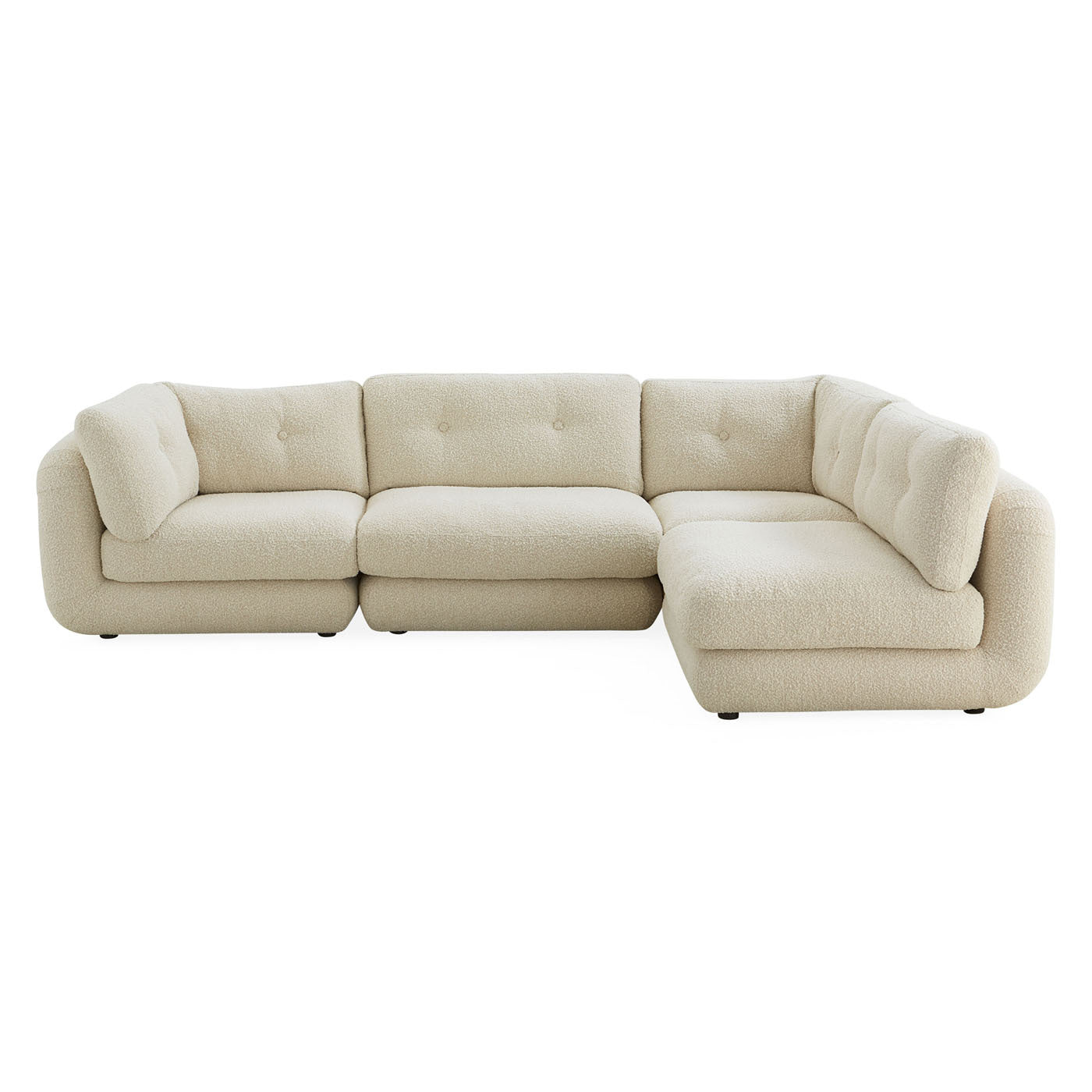 Pompidou 120" Modular Four-Piece Sectional