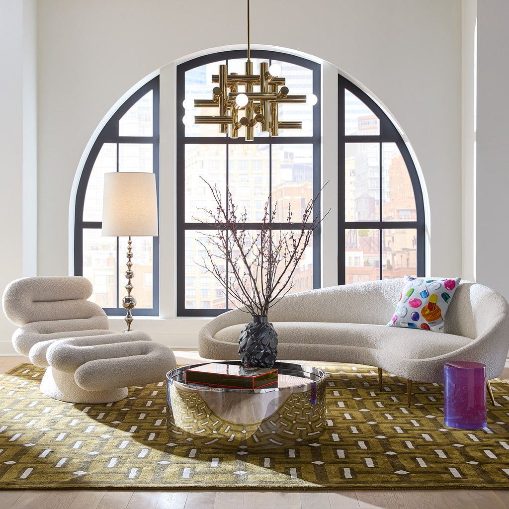 Ether 94" Curved Sofa