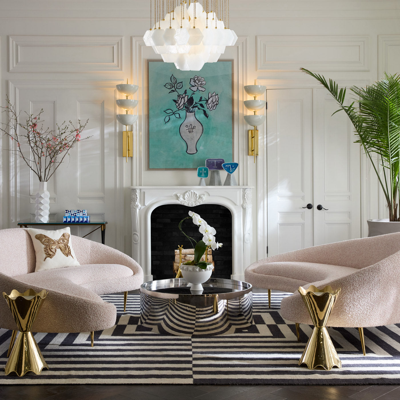 Ether 94" Curved Sofa